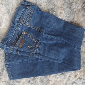 Girls wrangler jeans size 8 slim